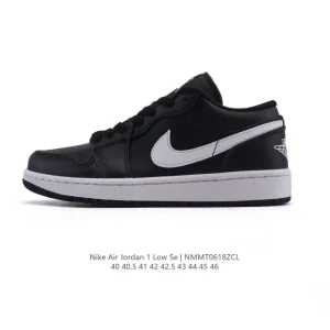 Jordan Air AJ1 Low Vintage Leather Retro Basketball Shoes