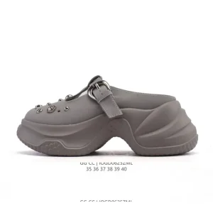 Gg Cc Luxury Slip-On Sneaker with Double Laces for Women