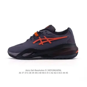 ASICS Gel-Resolution 9 2E Wide Tennis Shoes for Men and Women