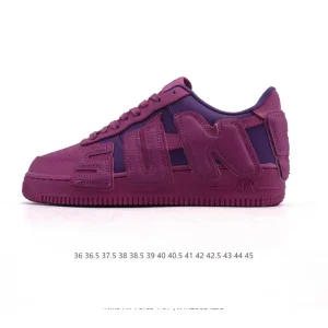 Nike Air Force 1 Low Collaboration Green Leather 3M Reflective Sneakers