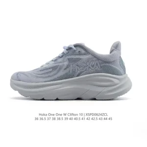 HOKA Clifton 10 Men's Women's Lightweight Cushioned Road Running Shoes