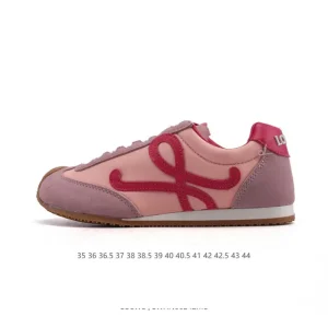 Loewe Ballet Runner Leather Fabric Low Top Sneakers