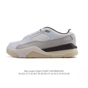 Jordan Flight Court Men's Women's Low-Top Sneakers for Skateboarding and Basketball