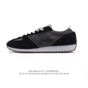 New Balance 471 Vintage Retro Classic Leather Sneakers for Men and Women