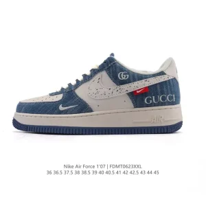Off-White Air Force 1 '07 Low Gucci Collab White Sneaker