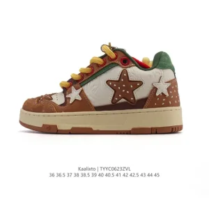 Kaalixto Star Chunky Sole Fashion Sneakers for Men and Women
