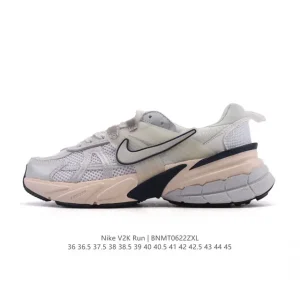 Nike V2K Run Retro Running Shoes with TPU Stability and Dual MD Foam