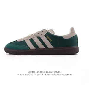 Adidas Samba OG Shoes Classic White Leather Sneakers for Men and Women