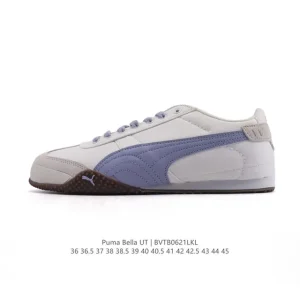 Puma Bella Ut Leather Low Top Lifestyle Shoes with Softfoam+ Cushioning
