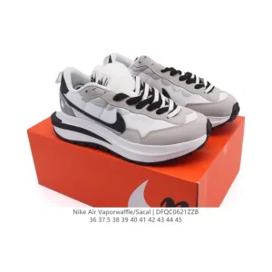 Nike Sacai Vaporwaffle Sneaker with Thick Sole and Elevated Design