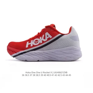 Hoka One One Rocket X Carbon Plate Running Shoe for Men and Women