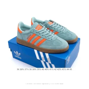 Adidas Handball Spezial Low Cut Leather Sneakers Classic Three Stripes Vintage Style