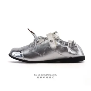 Luxury Women's Leather Ballet Sneakers - Comfortable & Stylish