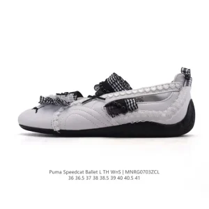Puma Speedcat Ballet Women's Mary Jane Flat Shoes with Racing Inspiration