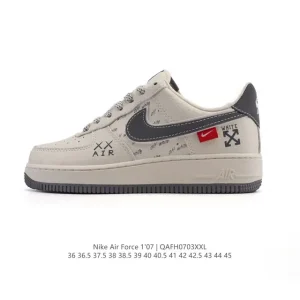 Louis Vuitton Air Force 1 '07 Low White Sneaker with Air Cushion