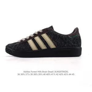 Adidas Forest Hills x Brain Dead Collaboration Sneakers Black