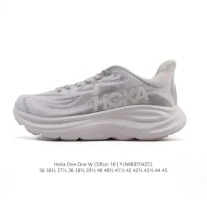 HOKA Clifton 10 Men Women Running Shoes Lightweight Cushioning Road Runners