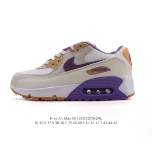 Nike Air Max 90 Men's Running Shoes Leather Mesh Vintage Style