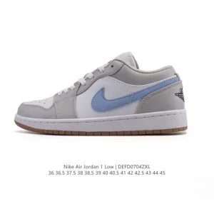 Jordan AJ1 Low Retro Basketball Shoes with Air Cushion