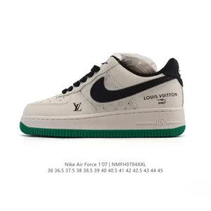 Nike Air Force 1 '07 Low White Louis Vuitton Collaboration Sneaker