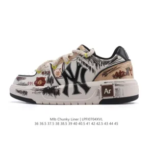 MLB Chunky Liner Basic Street Style Unisex Sneakers with Reflective Details