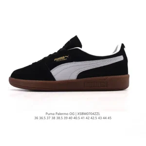 PUMA Palermo OG Army Trainer Low Top Sneakers for Men and Women
