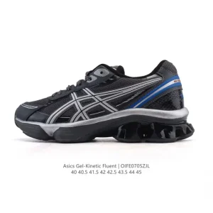 ASICS Gel-Kinetic Fluent Black Gold Running Shoes Men