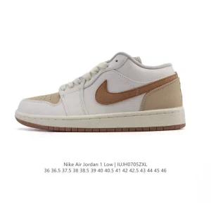 Jordan Air 1 Low Retro Leather Basketball Shoes for Men and Women
