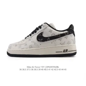 Nike Air Force 1 Low White Leather Sneakers for Men and Women