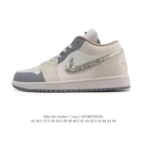 Jordan AJ1 Low Retro Classic Leather Basketball Shoes