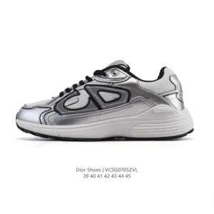 Dior D-Connect Chloroprene Rubber Sneakers with Transparent Rubber Inserts