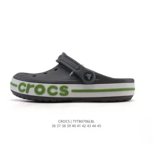 Crocs Baya Unisex Beach Slides Thick Sole Height Increase Sandals