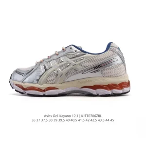 ASICS Kith Kayano 12.1 Light Sage Running Shoes Gel Cushion Retro Design