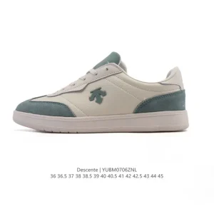 Descente Lightweight Leather Shoes Fashion Casual Sneakers