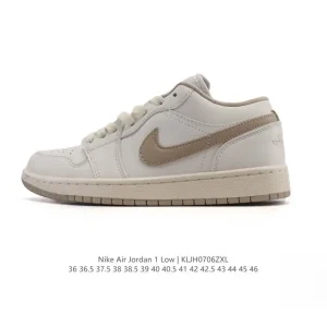 Jordan Air Low 1 Retro Low Top Sneakers with Air Cushion Technology
