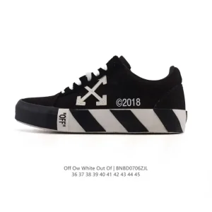 Off-White Out Of Office Low Top Lace Up Sneakers with Arrows and Zip Tie