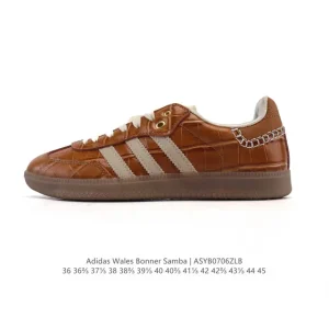Wales Bonner x Adidas Classic Leather Low-Top Sneakers