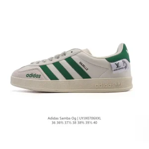 Adidas Samba OG Labubu Women's Leather Sneakers White T-Shape Toe