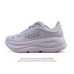 HOKA Bondi 9 Men's and Women's Running Shoes for Comfort and Durability