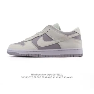 Nike SB Dunk Low Pro Vintage Leather Skateboarding Shoes for Men and Women