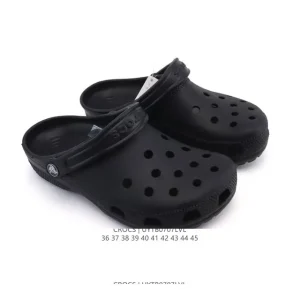 Crocs Unisex Chunky Heel Sandals for Men and Women Beach Slides