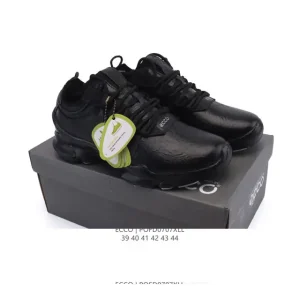 ECCO Men's Outdoor Hiking Shoes Lightweight Breathable Lace-Up Sneakers