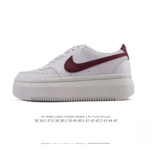 Nike Court Vision Alta Ltr Leather Platform Sneakers for Men and Women