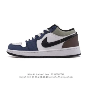 Jordan AJ1 Low Retro Vintage Leather Basketball Shoes
