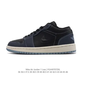 Jordan AJ1 Low Retro Leather Men's Basketball Shoes