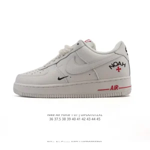 Nike Air Force 1 Low White Leather Casual Shoes for Men and Women