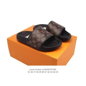 Louis Vuitton Pool Pillow Summer Beach Slippers