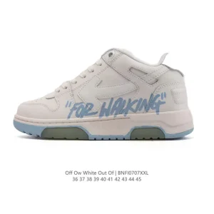 Off-White Out Of Office Low Top Lace-Up Fashion Sneakers Thick Sole White Shoes