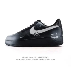 Nike Air Force 1 Low White Leather Sneakers for Men and Women