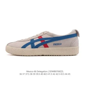 ASICS Mexico 66 Delegation Light Leather Sneakers for Men and Women